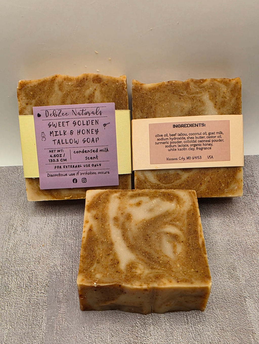 Sweet Golden Milk & Honey Tallow Soap