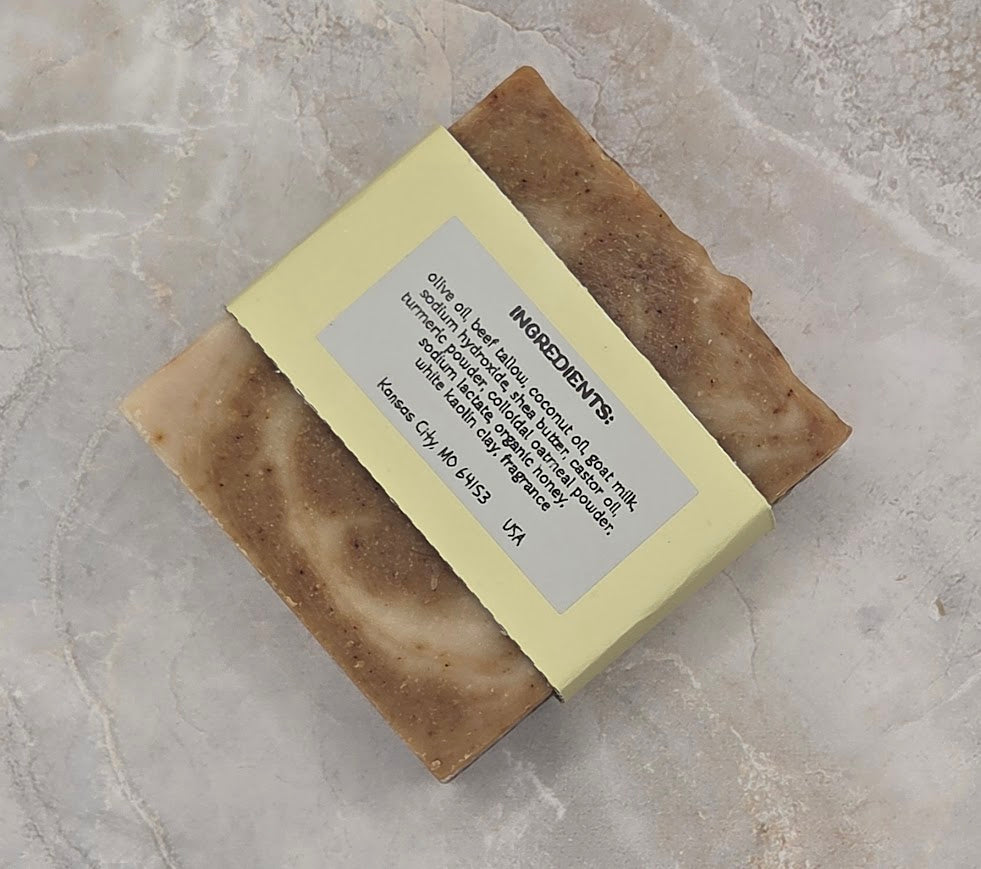 Sweet Golden Milk & Honey Tallow Soap
