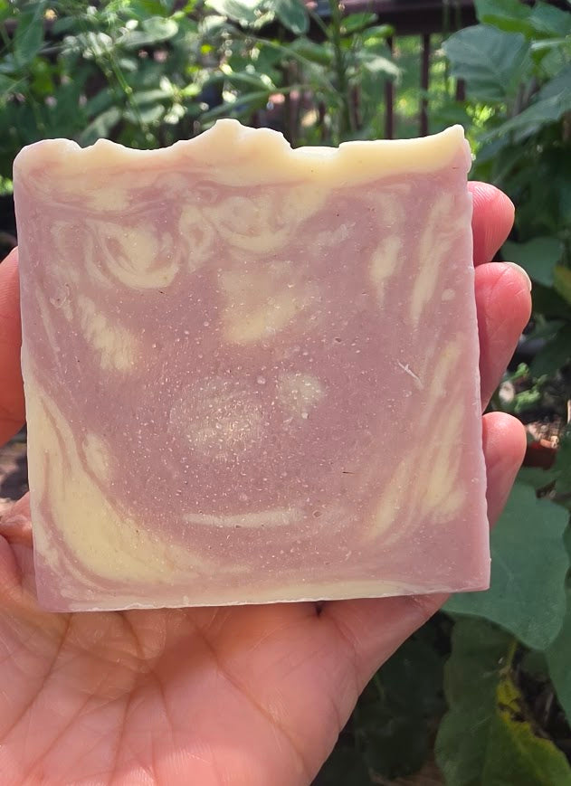 Milky and Minty Lavender Soap with Aloe Vera