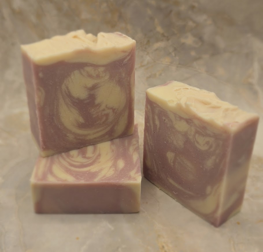 Milky and Minty Lavender Soap with Aloe Vera