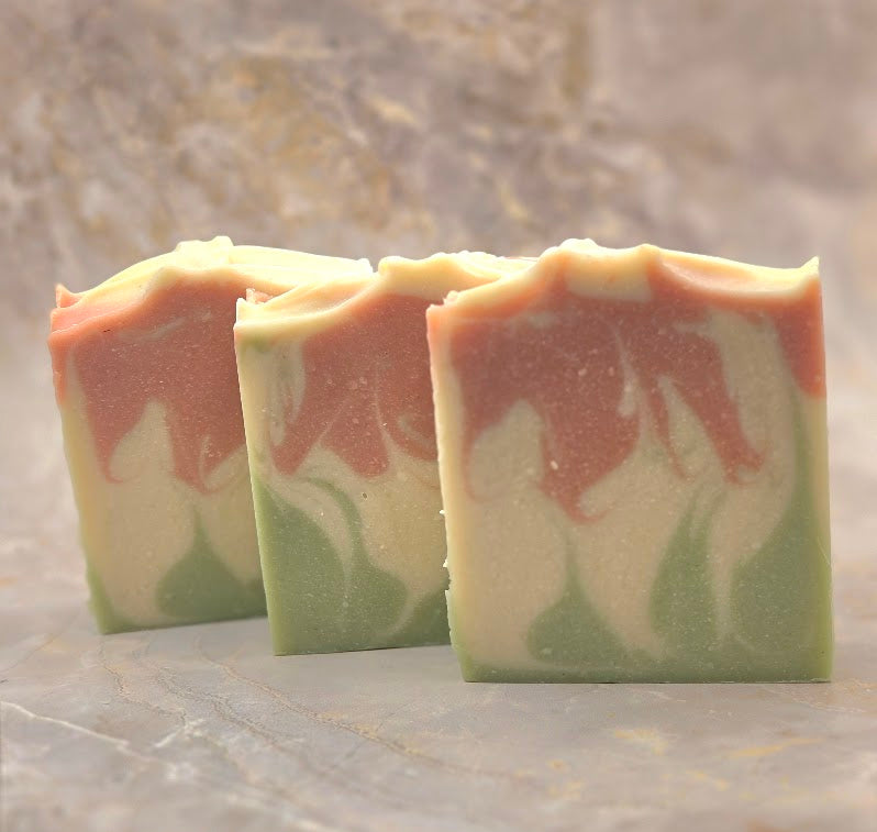 Jasmine Rose & Lavender Silk Tallow Soap with Aloe Vera & Collagen